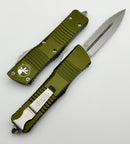 Microtech Combat Troodon OD Green w/ Double Edge Stonewash Full Serrated 142-12OD