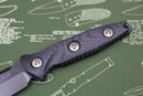 Microtech Socom Alpha T/E Tanto DLC & Carbon Fiber 114-1DLCCFS
