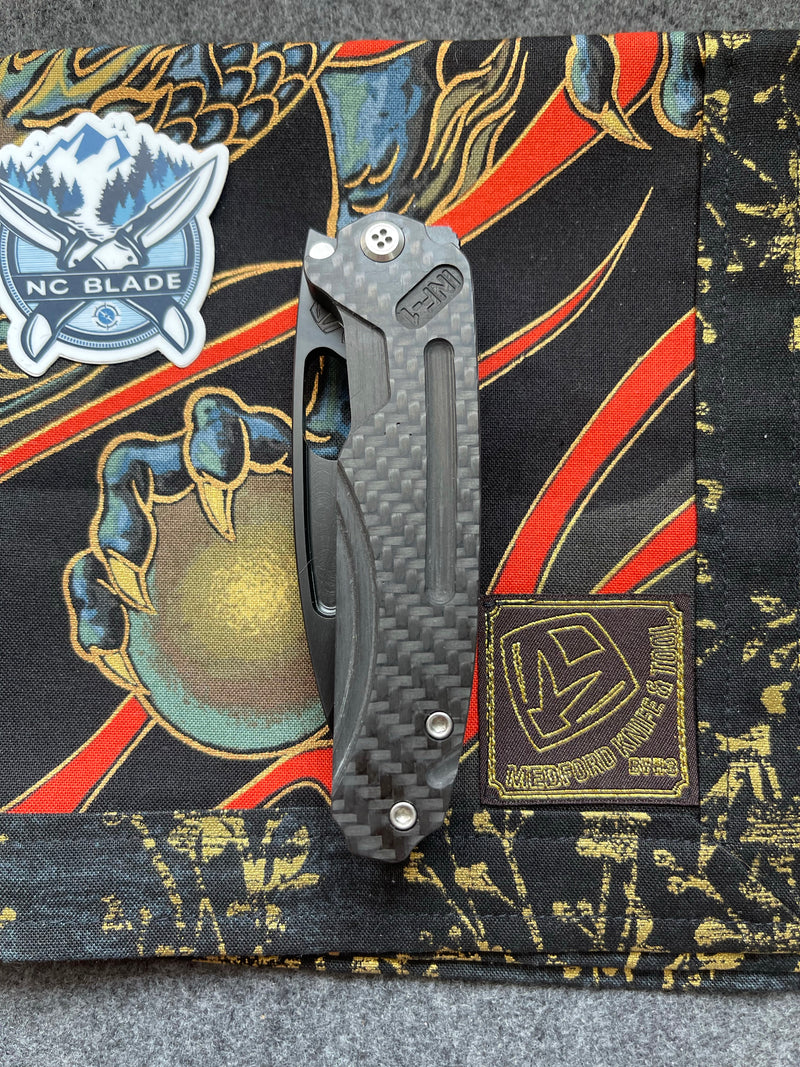 Medford Infraction Carbon Fiber with Blue Ano & PVD