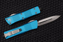 Microtech Troodon Double Edge Stonewash Standard & Turquoise 138-10TQ