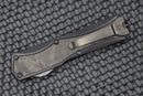 Heretic Knives Colossus Fat Carbon & Baker Forge Damascus Double Edge