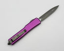 Microtech UTX-70 Double Edge Apocalyptic Standard & Distressed Violet 147-10DVI