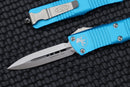 Microtech Troodon Double Edge Stonewash Standard & Turquoise 138-10TQ