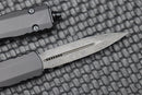 Microtech Dirac Black & Damascus Double Edge Signature Series 225-16S