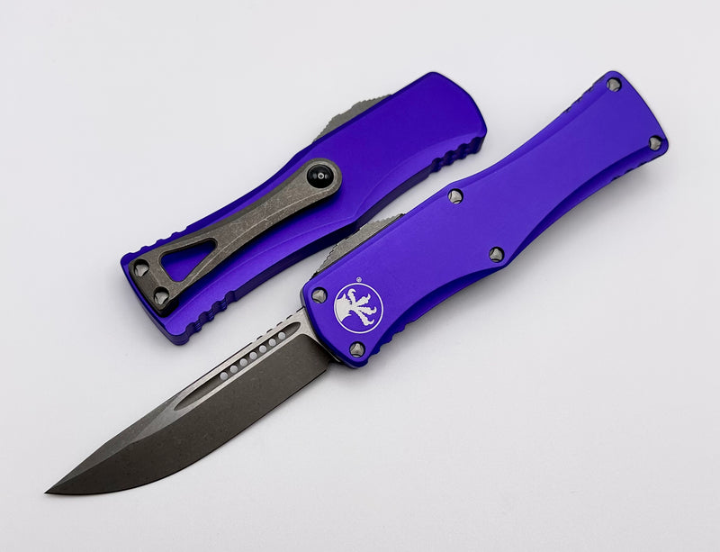 Microtech Hera Single Edge Apocalyptic Standard & Purple 703-10APPU