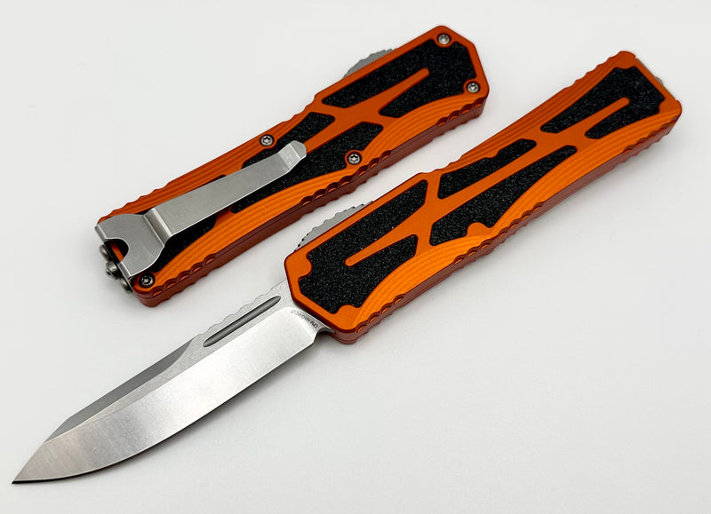 Heretic Knives Colossus Single Edge Magnacut & Orange Handle H039-2A-ORG