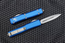 Microtech Ultratech Double Edge Stonewash & Blue 122-10BL