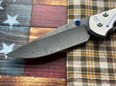 Chris Reeve Large 21 Sebenza Unique Graphic Damascus Blue