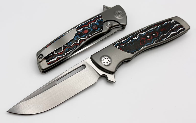 SharpByDesign Mini Evo Nebula Fat Carbon & Drop Point M390