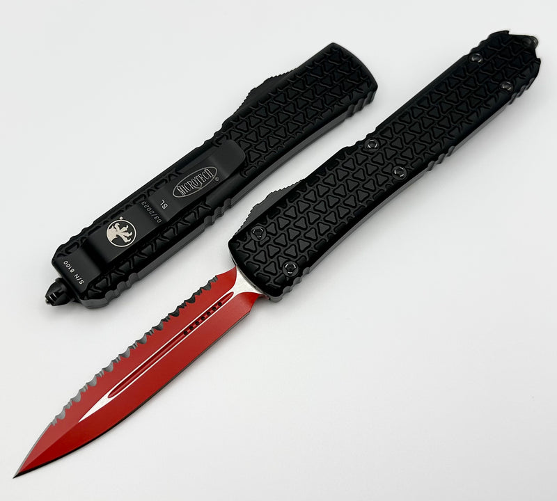 Microtech Ultratech Double Edge Full Serrated Sith Lord 122-3SL