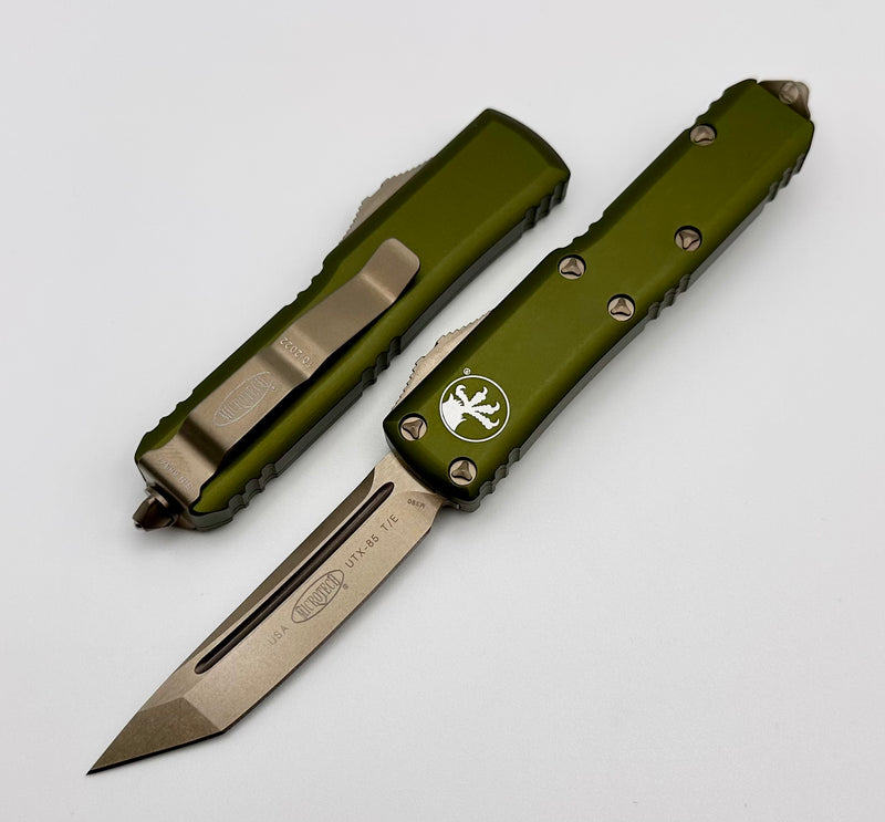 Microtech UTX-85 Tanto Bronze Standard & OD Green 233-13OD