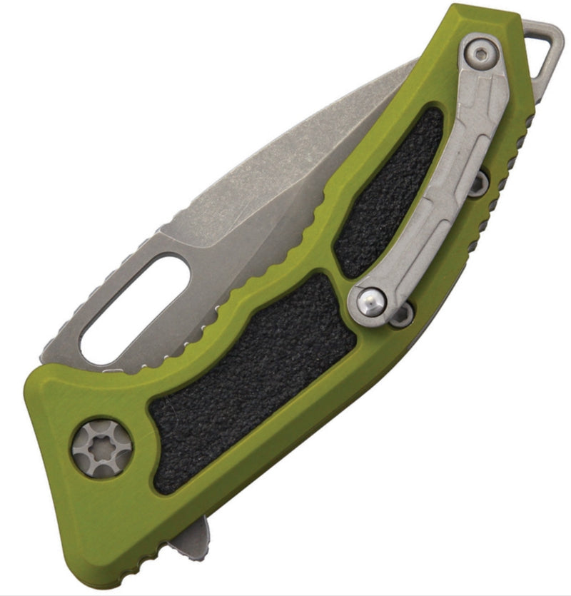 Heretic Knives Medusa Manual Green Handles CPM-S35VN H009-5A-GRN