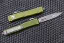 Microtech Ultratech Double Edge & Distressed OD Green 122-10DOD