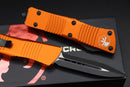Microtech Troodon Orange w/ Double Edge Black Full Serrated 138-3OR