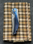 Kansept Knives Mini Accipitier Timascus S35VN Front Flipper K2007A4