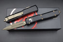 Microtech Ultratech Black w/ Double Edge Bronze Apocalyptic 122-13AP
