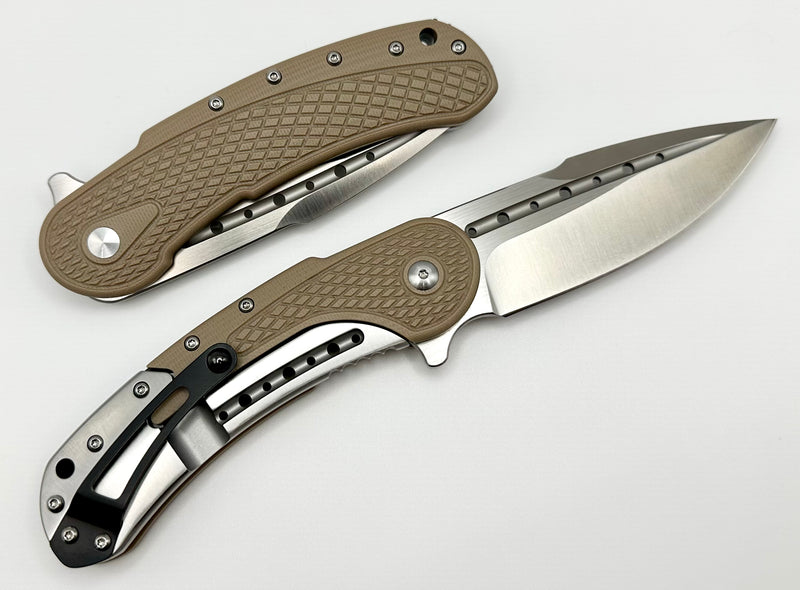 Begg Knives Bodega Tan G-10 & D2 BG011