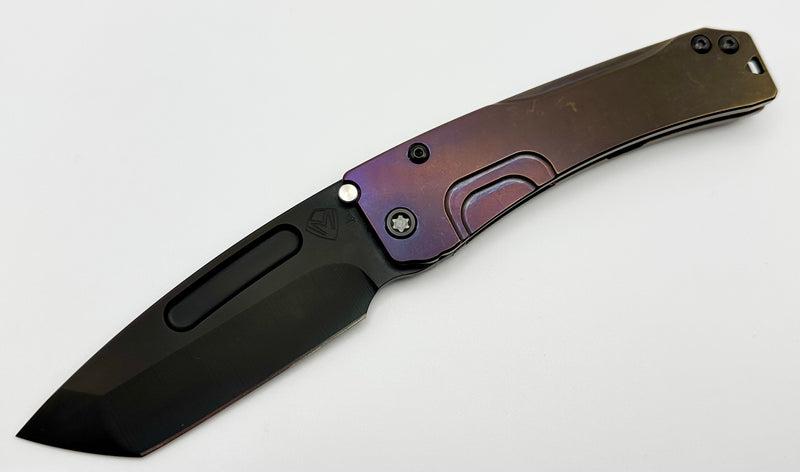 Medford Knife Slim Midi PVD S45 Tanto & Bronze-Violet Fade Handles w/ PVD Hardware/Clip