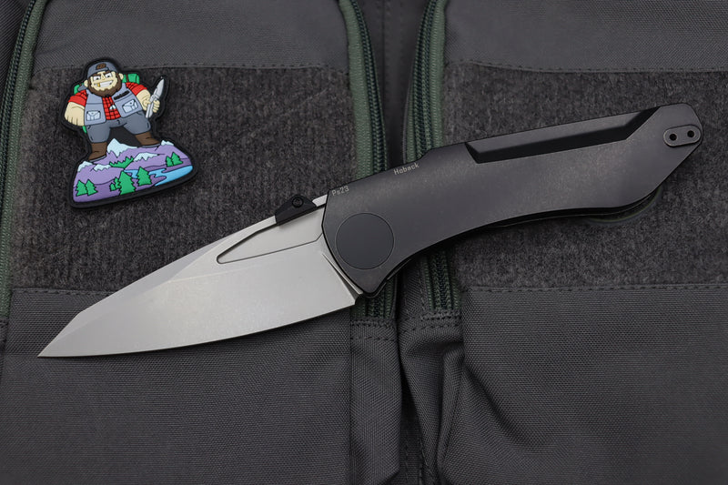 Jake Hoback Knives Summit DLC Titanium & M390 Stonewash