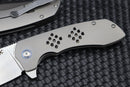 Kansept Knives Entity CPM-S35VN & Bead Blast titanium K1036B1