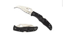 Spyderco Matriarch 2 Spyderedge & Black FRN C12SBK2