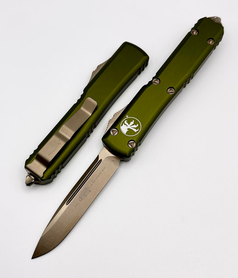 Microtech Ultratech Single Edge Bronze Standard & OD Green 121-13OD