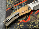 Medford Marauder H S35VN Drop Point Bronze & PVD