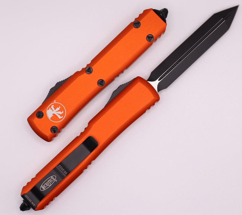 Microtech Ultratech Spartan Black Standard & Orange 223-1OR