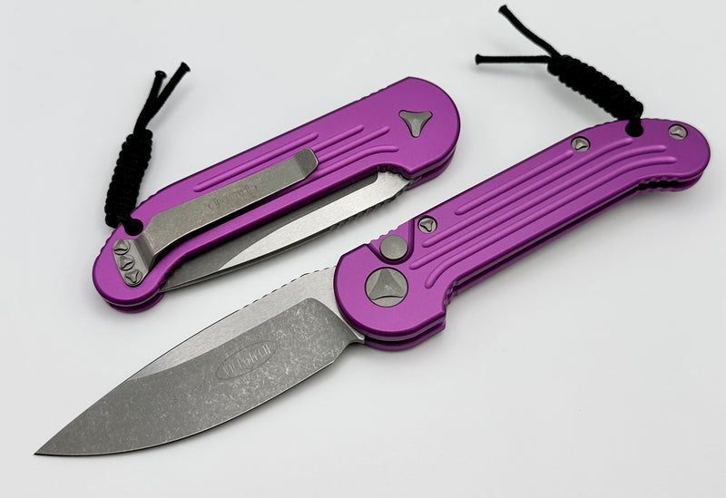 Microtech L.U.D.T Violet & Apocalyptic 135-10APVI ONE PER HOUSEHOLD