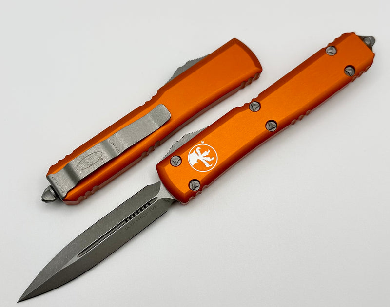 Microtech Ultratech Double Edge Apocalyptic Standard & Orange 122-10APOR