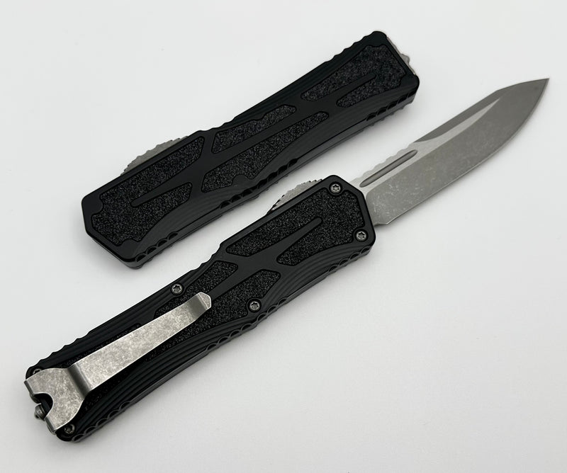 Heretic Knives Colossus Black & Battleworn Single Edge Magnacut H039-5A