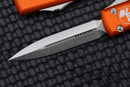 Microtech Ultratech Orange w/ Double Edge Stonewash Standard 122-10OR