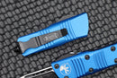Microtech Troodon Mini Tanto Edge Black Standard & Blue 240-1BL