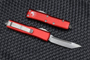 Microtech UTX-85 Tanto Satin Standard & Red 233-4RD