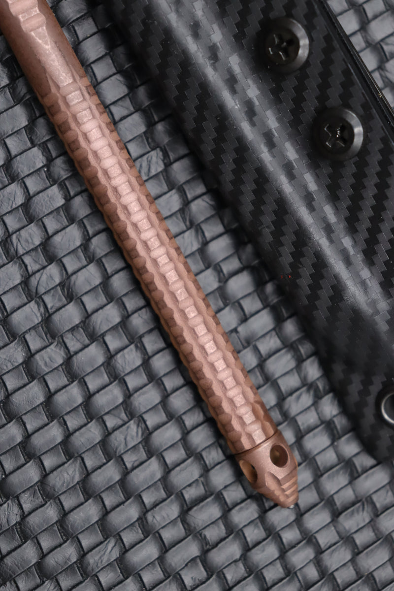 Microtech Rose Gold Microtech TAC-P Rose Gold with Glass Breaker 112-1PVDRGS