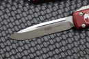 Microtech Ultratech Single Edge Stonewash Standard & Merlot 121-10MR