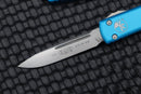 Microtech UTX-70 Single Edge Stonewash Standard & Turquoise 148-10TQ