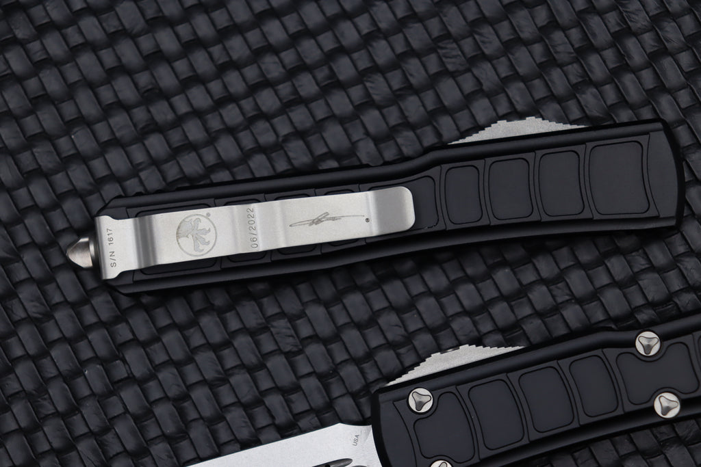 Microtech Ultratech 2 II Step Side Double Edge Black Signature Series