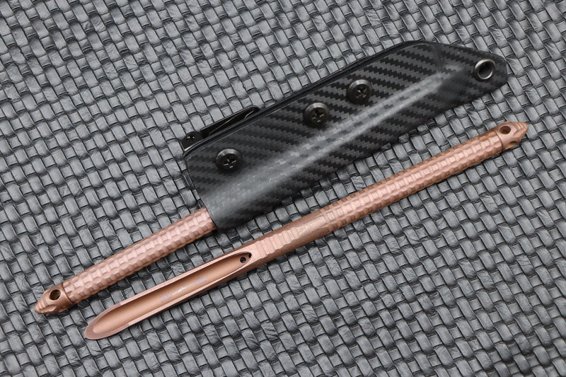 Microtech Rose Gold Microtech TAC-P Rose Gold with Glass Breaker 112-1PVDRGS