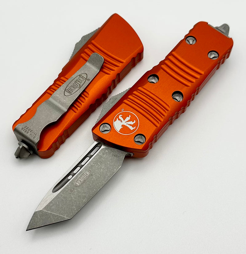 Microtech Troodon Mini Apocalyptic Tanto & Orange 240-10APOR