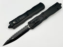 Microtech Dirac Delta D/E Black Tactical Fully Serrated 227-3T
