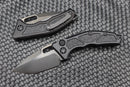 Heretic Knives Medusa Tanto Black DLC Tactical