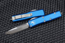 Microtech UTX-85 S/E Satin Standard & Blue 231-4BL