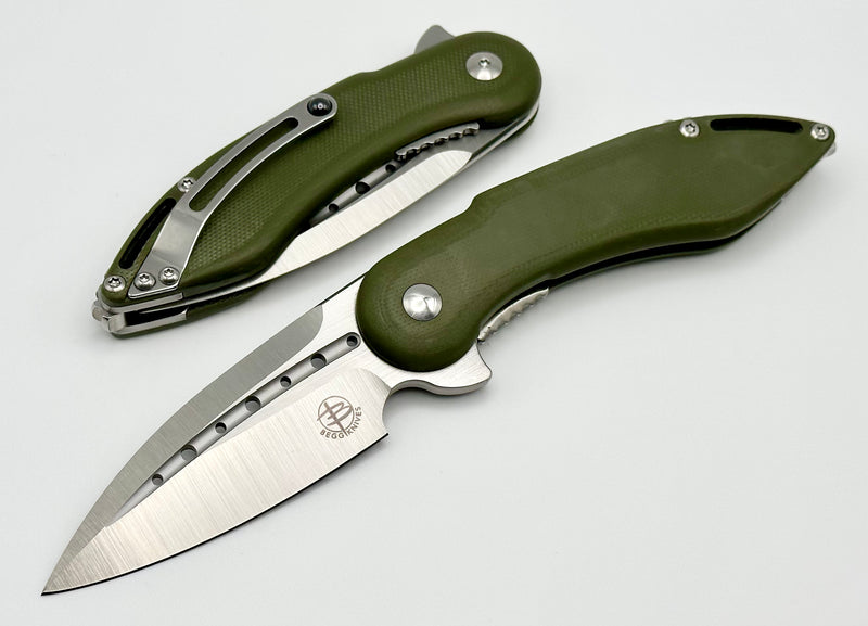 Begg Knives Mini Glimpse OD G-10 & D2 BG006