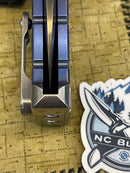 Medford Knife Fighter Flipper USMC Blue with PVD S35 103-035