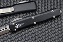 Microtech Ultratech Warhound Stonewash Standard & Black 119W-10S