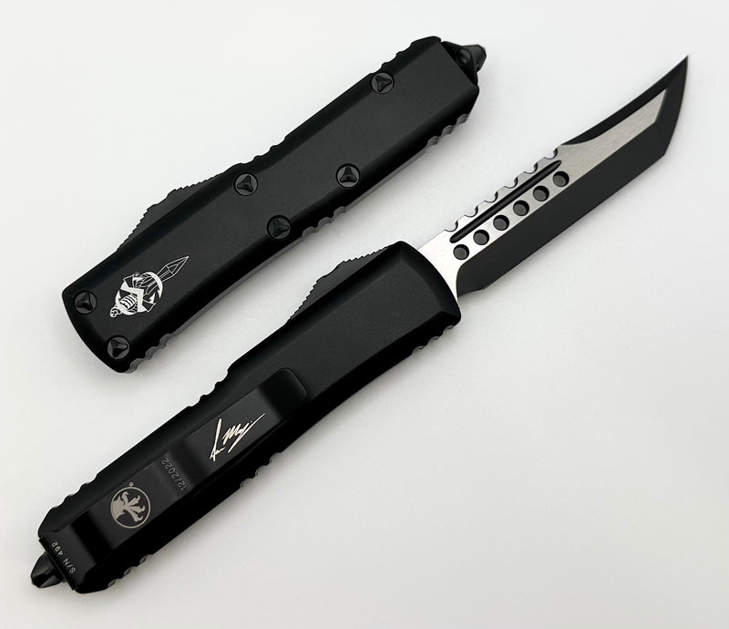 Microtech UTX-85 Hellhound Black Tactical Standard 719-1TS