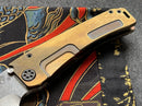 Medford Marauder H S35VN Drop Point Bronze & PVD