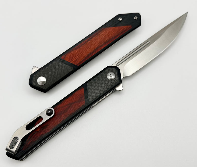Begg Knives Kwaiken Carbon Fiber/Rose Wood & D2 BG017