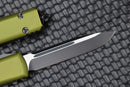 Microtech Ultratech OD Green & Black Single Edge 121-1OD